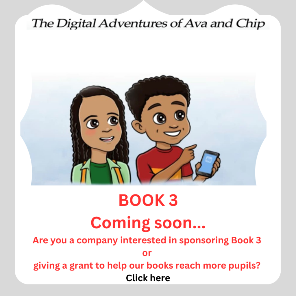 Placeholder for the cover of Book 3, in The Digital Adventures of Ava and Chip book series