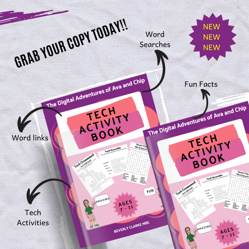 The Digital Adventures of Ava and Chip Tech Activity Book