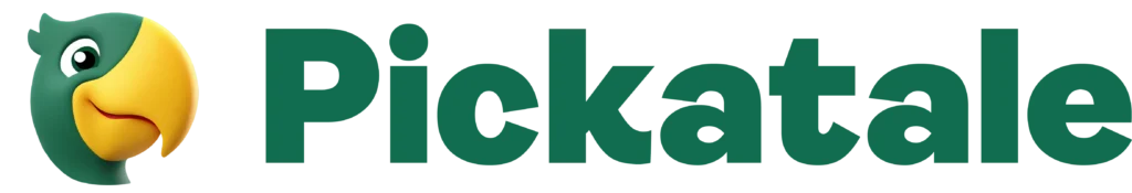 Pickatale logo linking to Ava and Chip books on the Pickatale reading platform